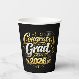 Vasos De Papel Clase de 2026