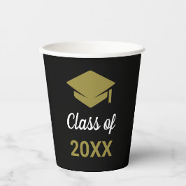 Vasos De Papel Clase De Cualquier Año Congratos Graduación Cap