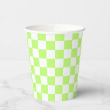 Classic visual lime checkerboard 