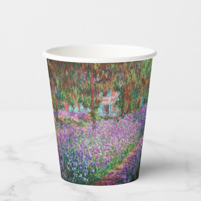 Vasos De Papel Claude Monet - El jardín del artista en Giverny (Anverso)