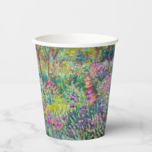 Vasos De Papel Claude Monet - El jardín del Iris en Giverny