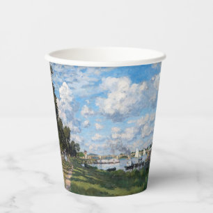 Vasos De Papel Claude Monet - La cuenca de Argenteuil