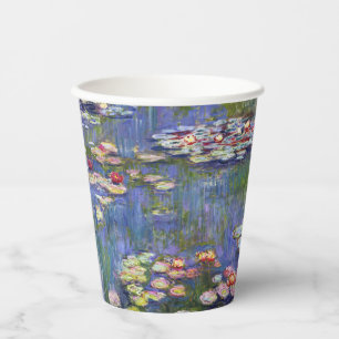 Vasos De Papel Claude Monet - Lilies de agua / Nympheas
