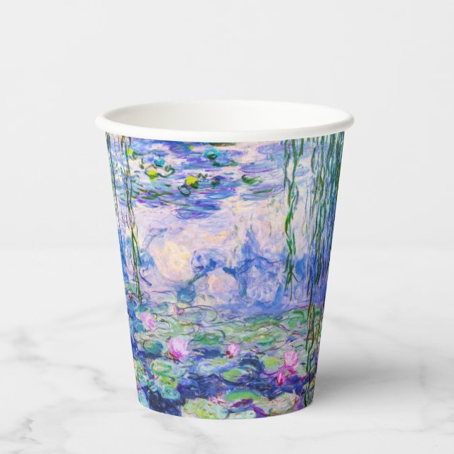 Vasos De Papel Claude Monet - Lilies de agua / Nympheas 1919 (Anverso)