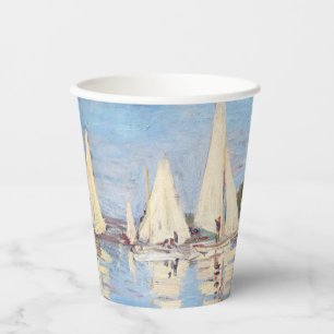 Vasos De Papel Claude Monet - Regattas en Argenteuil
