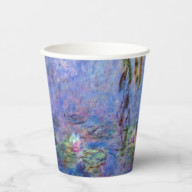 Vasos De Papel Claude Monet - Water Lilies (Anverso)
