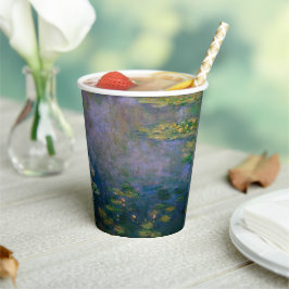 Vasos De Papel Claude Monet - Water Lilies