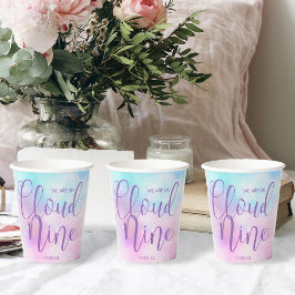 Vasos De Papel Cloud Nine Chica Baby Shower