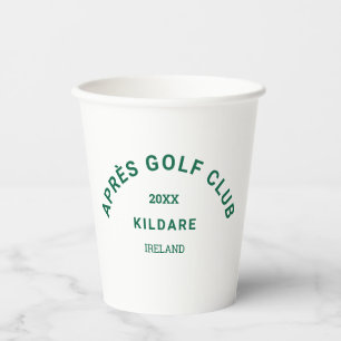 Vasos De Papel Club de Golf Après Forest Green Golf Social Crest