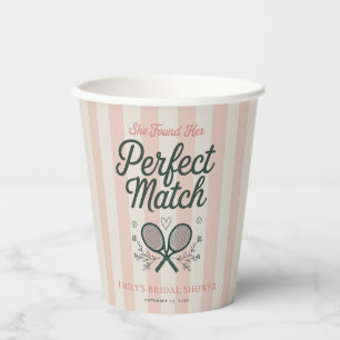 Vasos De Papel Club Social Perfect Match Tennis Despedida de Solt