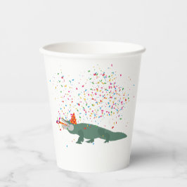 Vasos De Papel Cocodrilo lagarto - Animales que tienen un Fiesta