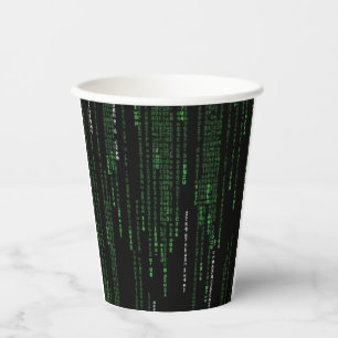 Vasos De Papel Código de matriz