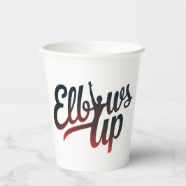 Vasos De Papel codos arriba