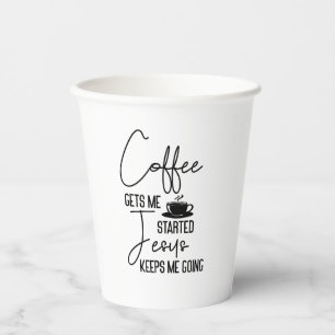 Vasos De Papel Coffee Bible Life Quote