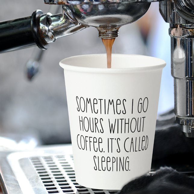 Vasos De Papel Coffee divertido Amantes de la tipografía sarcásti (Subido por el creador)