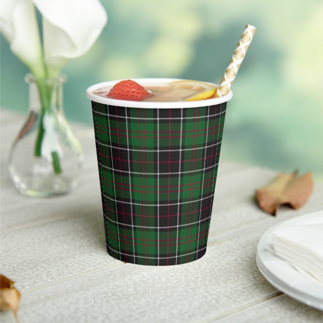 Vasos De Papel Colas de papel de Sinclair Scottish Clan Tartán (in situ)