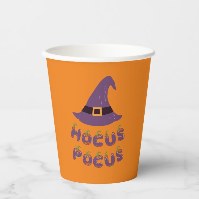 Vasos De Papel ¡Colección de fiestas de Halloween! (Anverso)