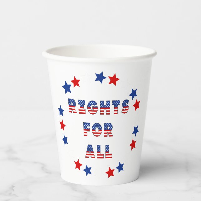 Vasos De Papel ¡Colección de Fiestas de las Elecciones en Estados (Anverso)