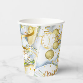 Vasos De Papel Colección de resoluciones de Año Nuevo