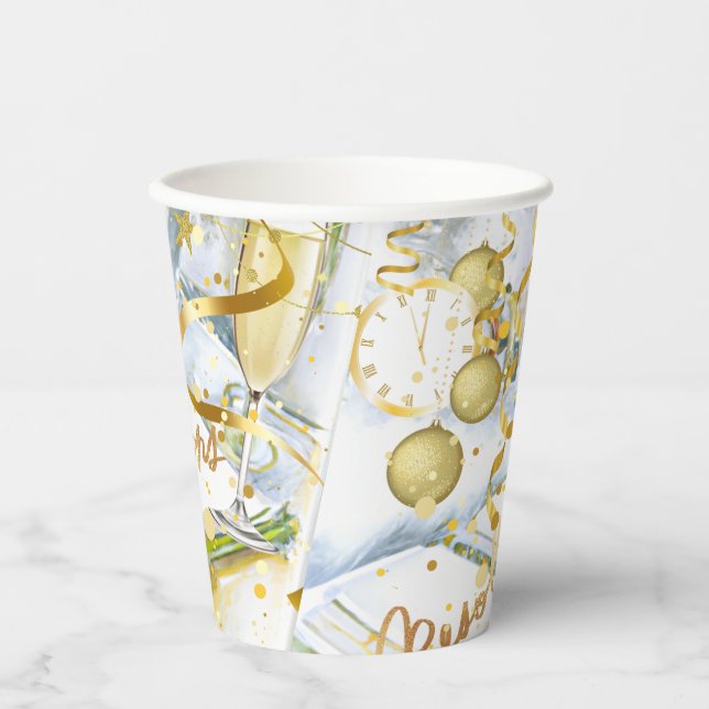 Vasos De Papel Colección de resoluciones de Año Nuevo (Anverso)