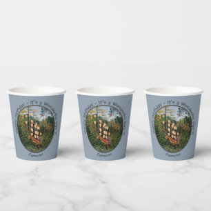 Vasos De Papel Colección Henri Rousseau Tiger & Bull Fiesta Items