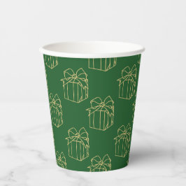 Vasos De Papel Colección Navidades simples - presente