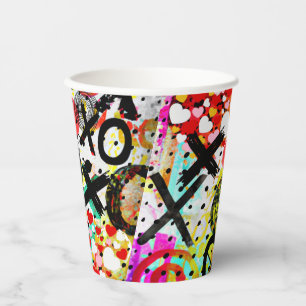 Vasos De Papel Colección XOXOXOXOXO