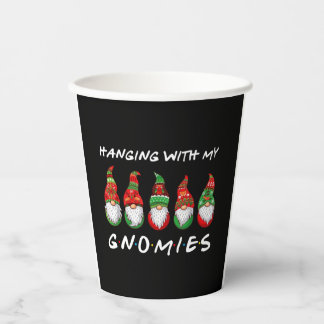 Vasos De Papel Colgar con mis Navidades de Gnomies Gnome