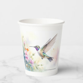 Vasos De Papel Colibrí