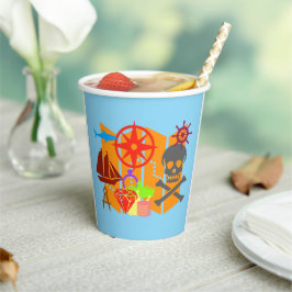 Vasos De Papel Collage de búsqueda de tesoros