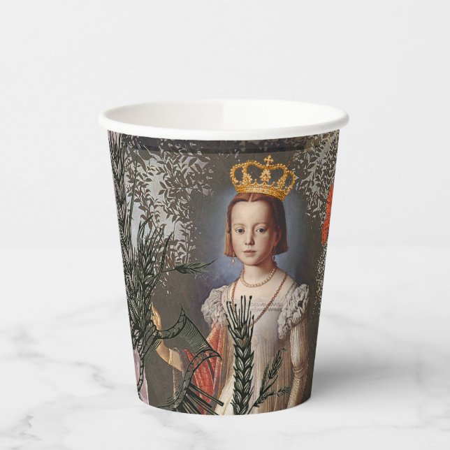 Vasos De Papel Collage de la Diosa Celestial Virgo: Celestial Vin (Izquierda)