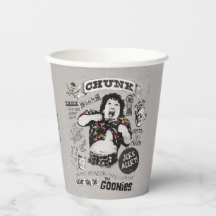 Vasos De Papel Collage retro de trombozo de los Goonies