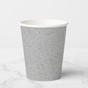 Vasos De Papel Color Ceniza Plano