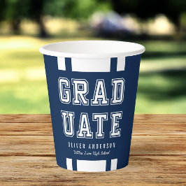 Vasos De Papel Color de fondo editable Licenciado universitario