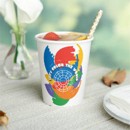 Vasos De Papel Coloreemos el mundo