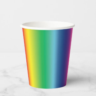 Vasos De Papel Colores arcoiris orgullo gay patrón lgbtq