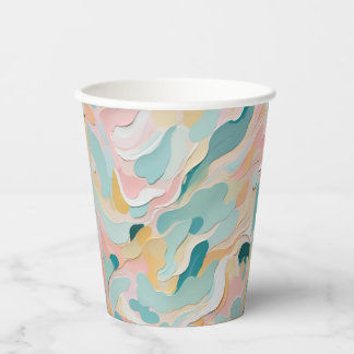 Vasos De Papel Colores Arte 5-1-1