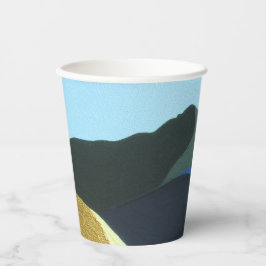 Vasos De Papel Colores de la taza de papel del diseño de pintura 