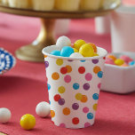 Vasos De Papel Coloridas Gumball Candy Kids Birthday Fiesta<br><div class="desc">¡Ven a tomar una pelota! Copas de papel para la fiesta de cumpleaños de los niños que presentan un patrón juguetón de caramelos de gumballos. Suite fiesta completa disponible en dos colores: rojo clásico en azul y rosa en azul menta.</div>