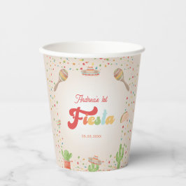 Vasos De Papel Colorido Groovy Fiesta Primer Cumpleaños Género Ne