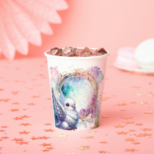 Vasos De Papel Colourful Dove (in situ)