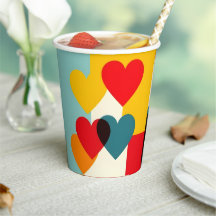 Colourful party paper cup