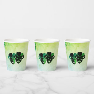 Vasos De Papel Comedia y Tragedia Diseñan Teatro Verde