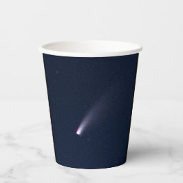 Vasos De Papel Cometa NEOWISE en el cielo nocturno