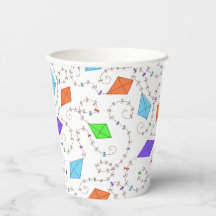 Cometas giratorias taza de papel