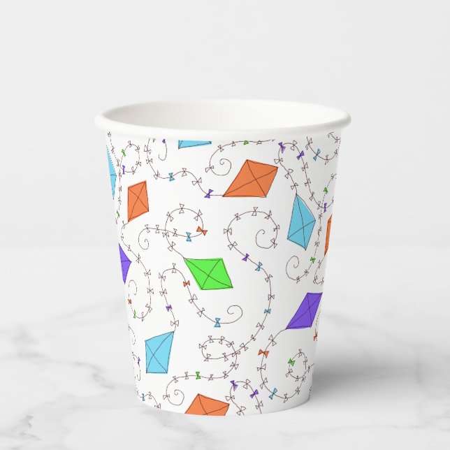 Vasos De Papel Cometas giratorias taza de papel (Anverso)