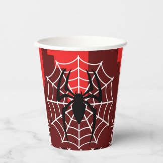 Vasos De Papel Comic Spider Theme Birthday Party Paper Cup