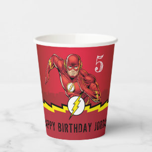 Vasos De Papel Comics de DC Cumpleaños Flash