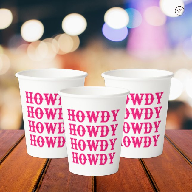 Vasos De Papel Cómo va vaquera Disco Último Rodeo (Subido por el creador)