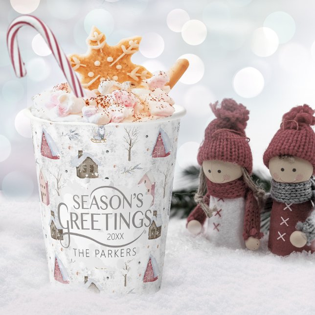 Vasos De Papel Cómodo Navidades domésticos Pink ID985 (Subido por el creador)